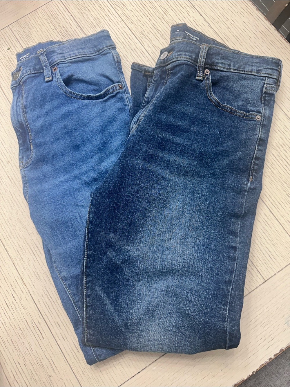 Two pairs Old Navy Boys Size 18 Jeans Like New